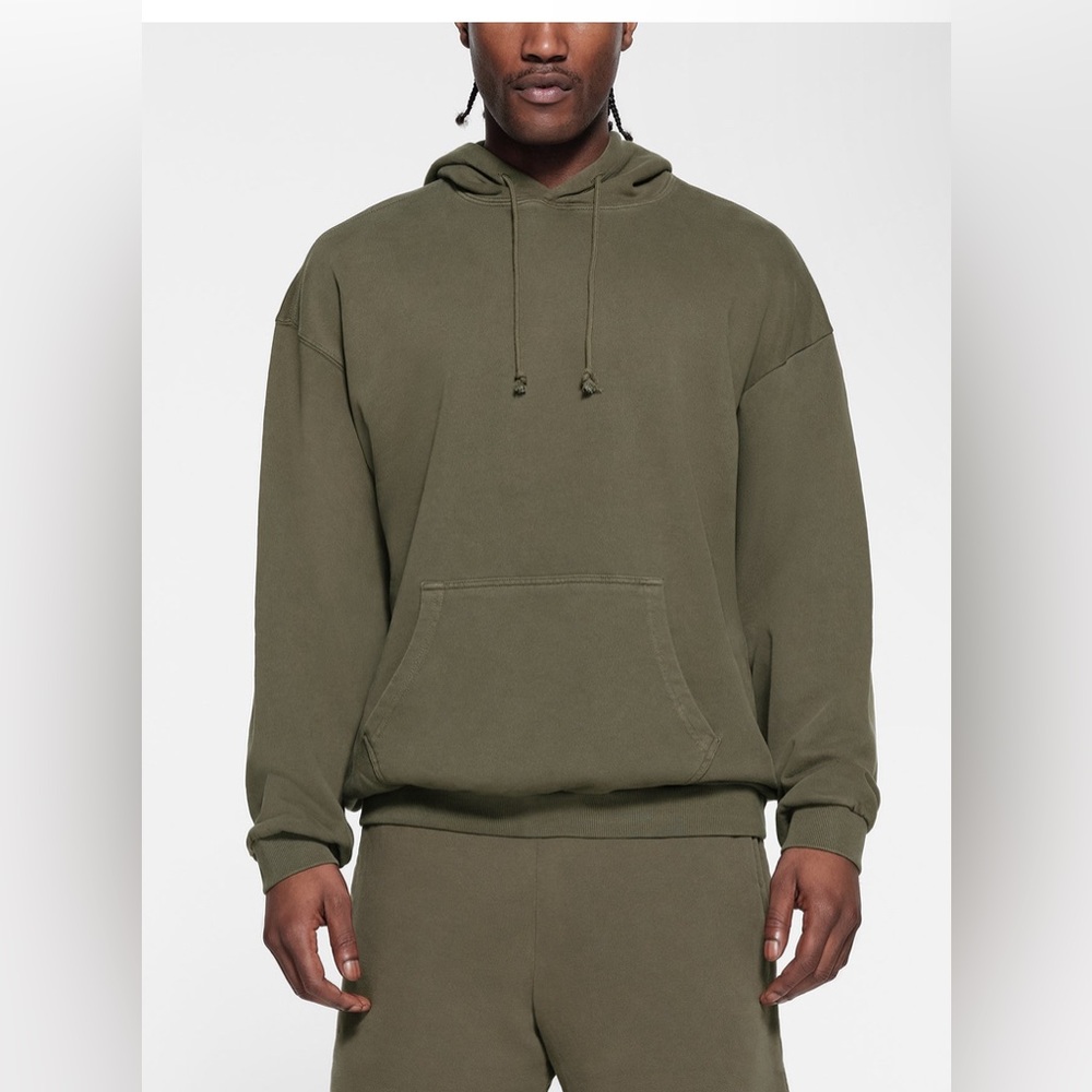 SKIMS 💚💚 Terry Fleece Relaxed Hoodie Military Size 4X
